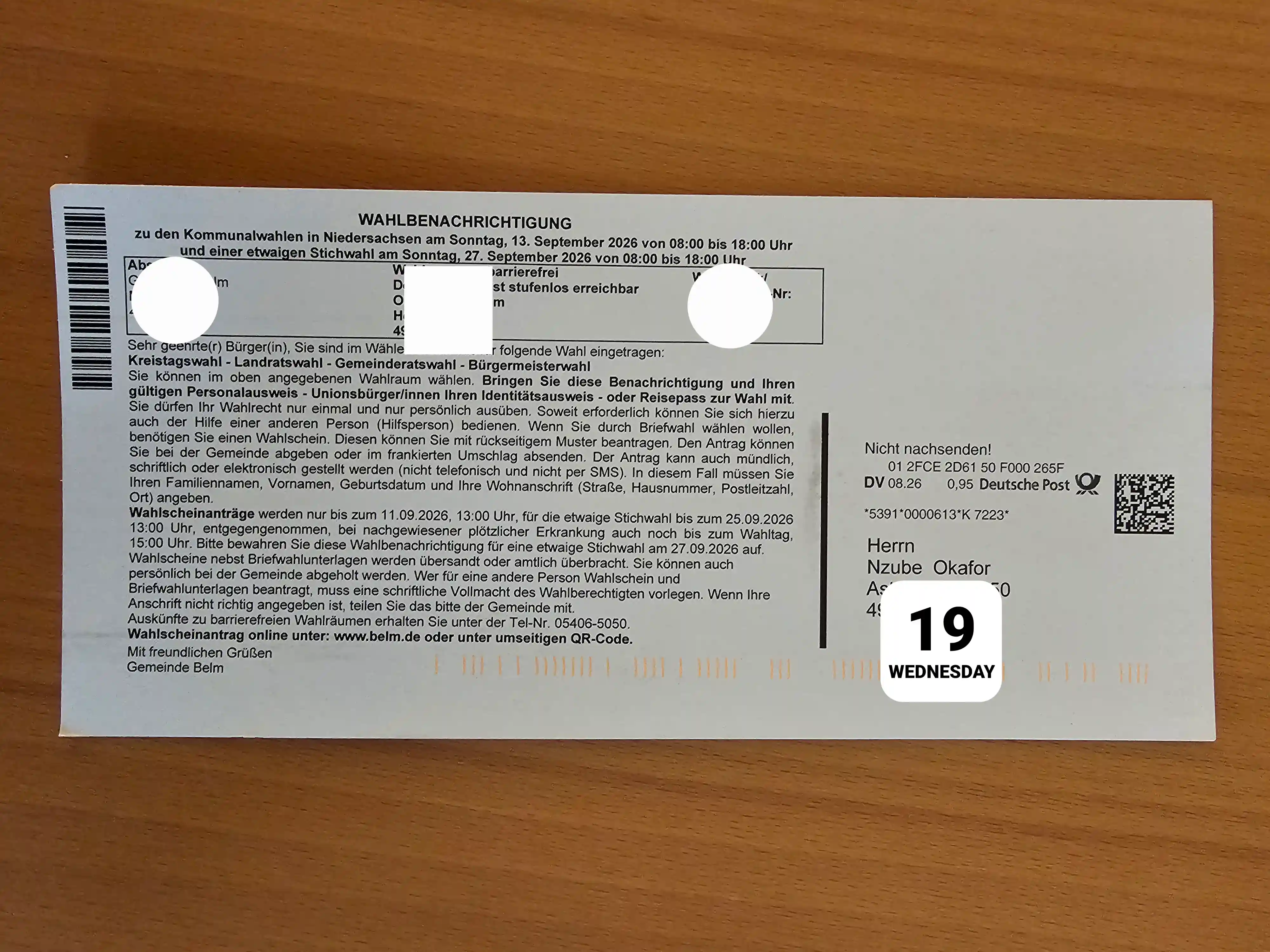 The Weight of a Vote – From Nigeria to a German Ballot
